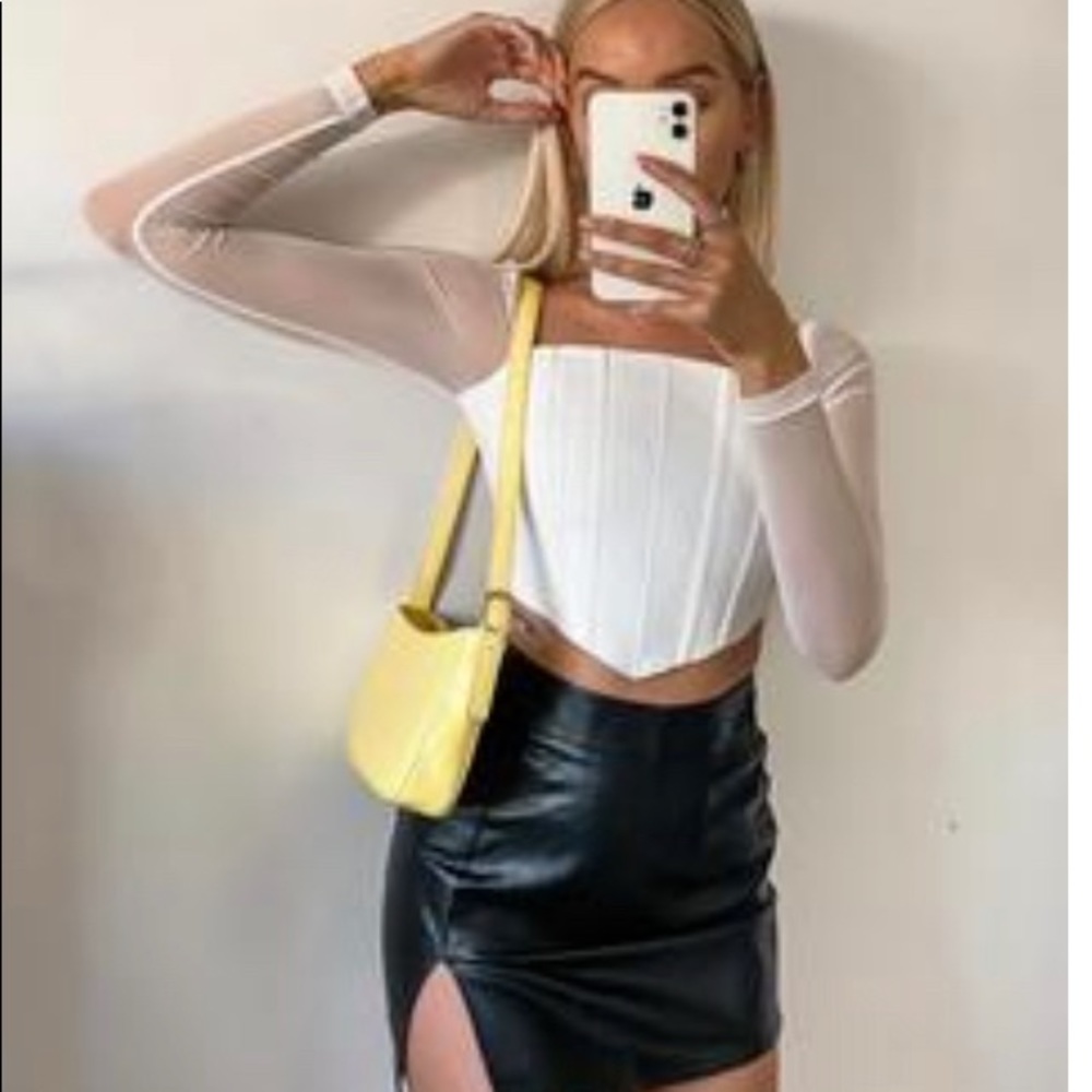 Princess polly corset top in white